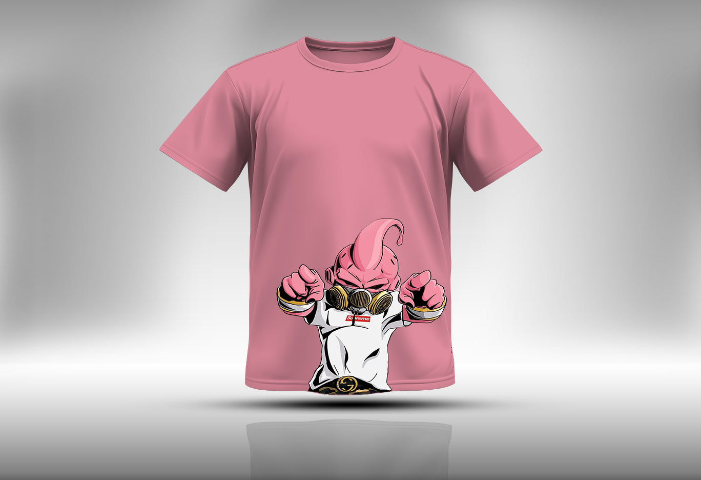 Pink Majin-buu Custom T-shirt