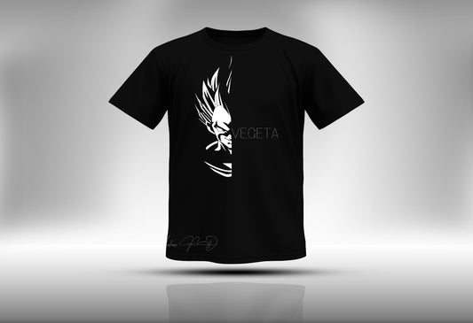 Vegeta Face Lines Custom T- shirt