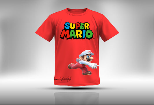 Super Mario Custome T-shit