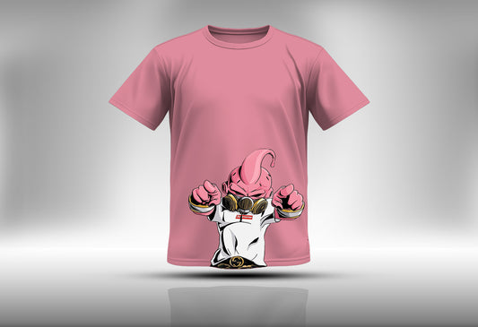 Pink Majin-buu Custom T-shirt
