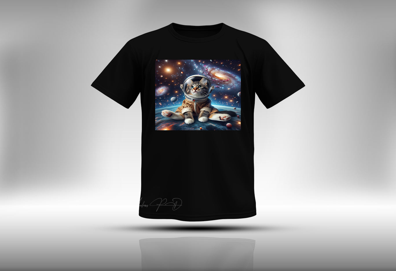 Space Cat Custom T-Shirt