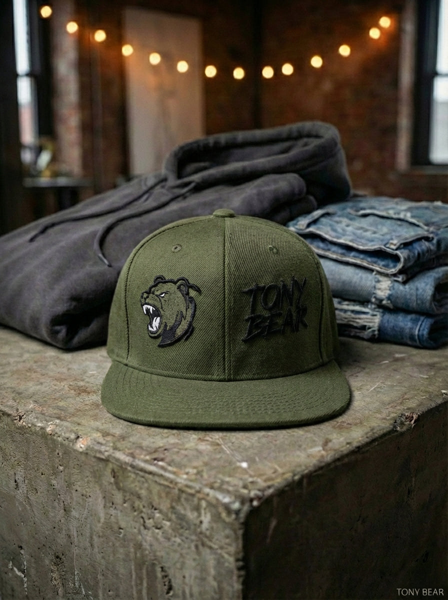 Mens - Tony Bear - Twill Snapback