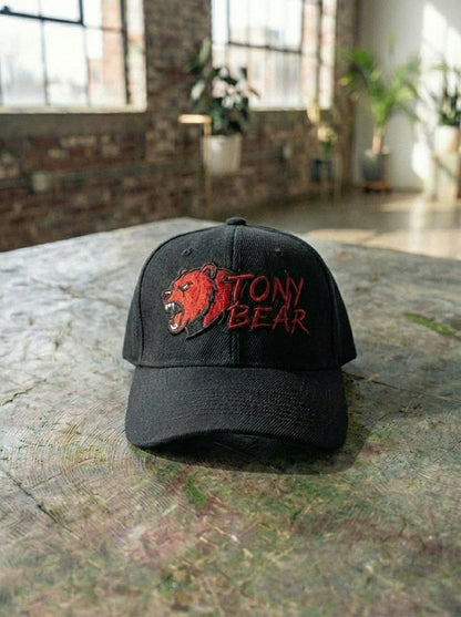 Unisex Tony Bear Adjustable Velcro Hat