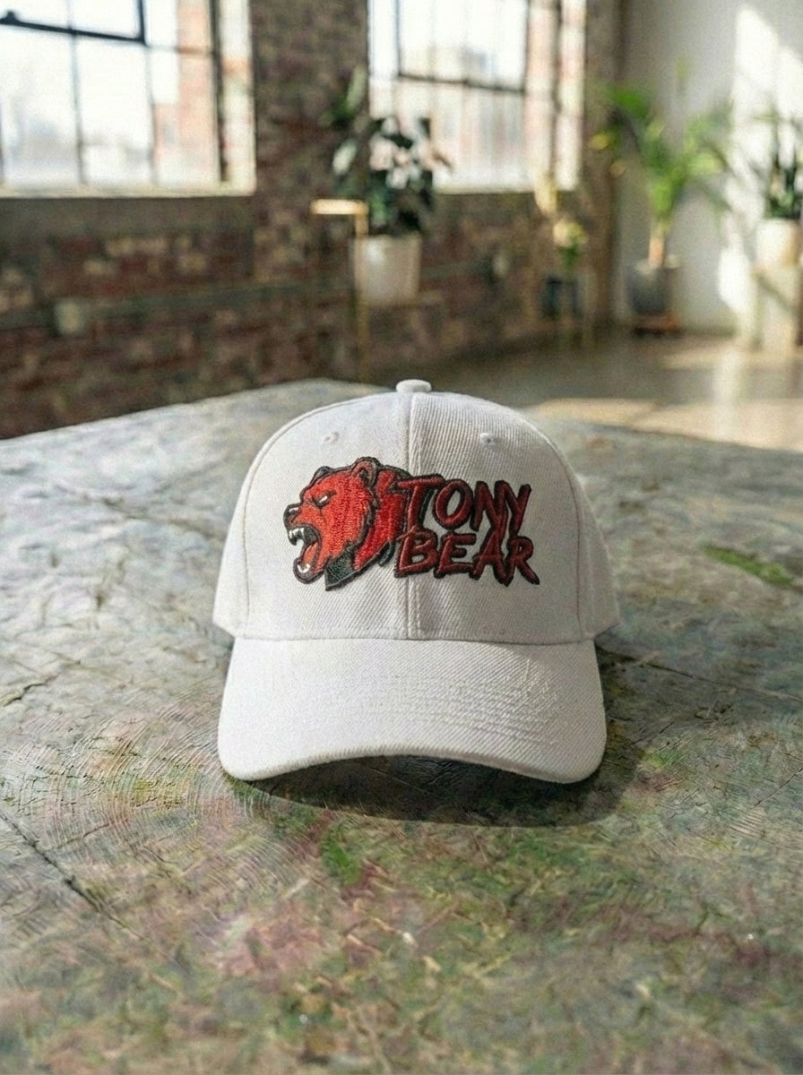 Unisex Tony Bear Adjustable Velcro Hat