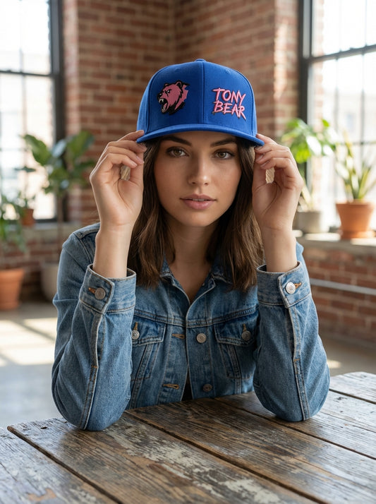 Pink Logo Tony Bear Hat